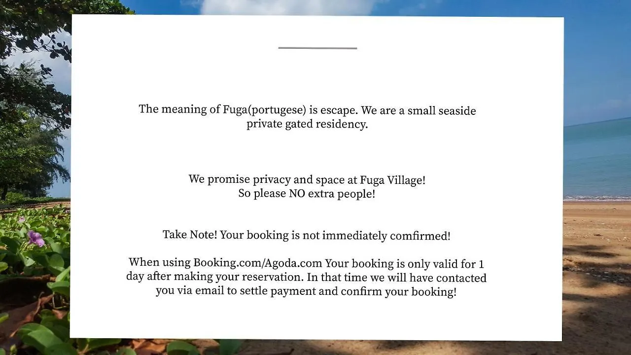 Fuga Village Beachgetaway Malacca 0*,